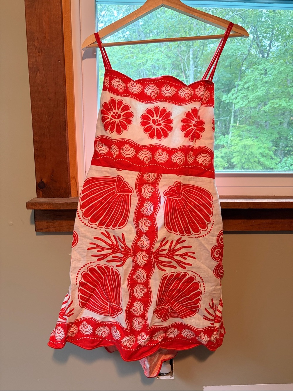 FARM Rio Ainika Red Shell Mini Dress - Picture 2 of 5